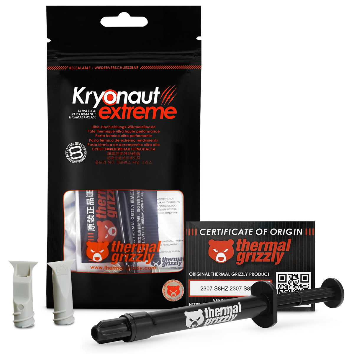 Thermal Grizzly Kryonaut Extreme - 2 Gram - Extremely High Performance