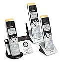 VTech IS8121-3 Long Range Cordless Phone 2300 Ft, Bluetooth Cell Connect, 3 Handsets, Answering Machine, Smart Call Blocker, Expandable - DECT 6.0