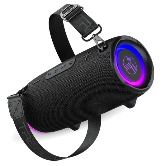 TREBLAB Loud Portable Wireless Bluetooth Speaker, 60W Deep Bass, IPX7 Waterproof Outdoor Speaker, 20H Rechargeable Battery, Built-in Powerbank, TWS