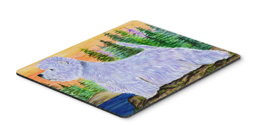 Caroline's Treasures SS8418MP Westie Mouse Pad, Hot Pad or Trivet for Home Office Gaming Working Computers Laptop Mouse Mat,Washable Large Mousepad