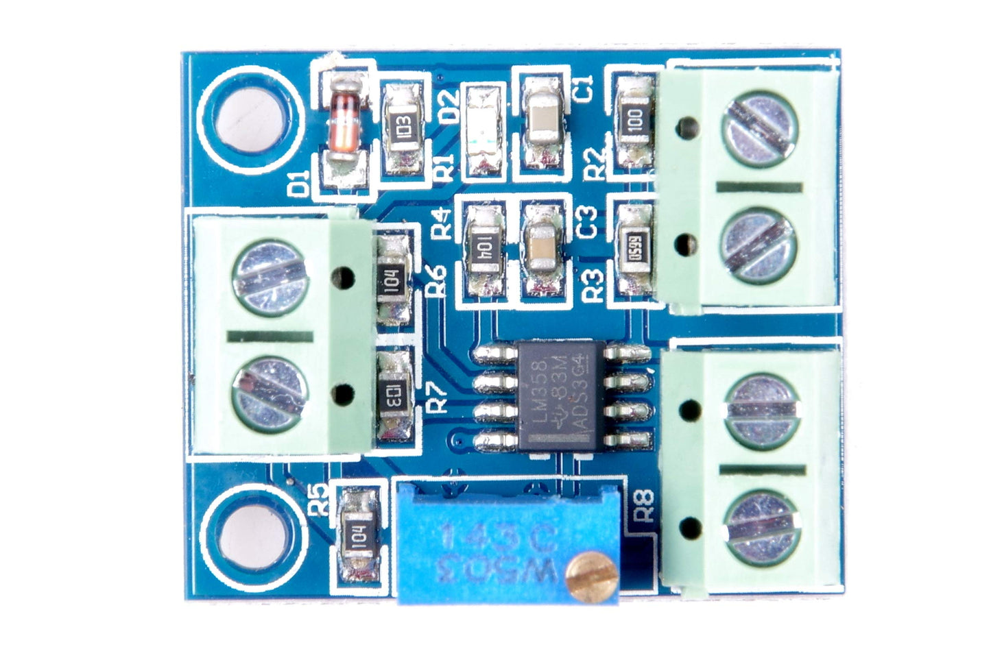 KNACRO Current-to-Voltage Module 0-20mA Current Converted to 0-5V Voltage