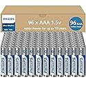 Philips AAA Batteries 96 Bulk Pack, 1.5v Ultra Alkaline Triple AAA. Batteries, 10-Year Shelf Life, Ultimate Long-Lasting AAA Battery, 129% More…