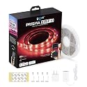 Geeni Prisma Strip 9.8 ft Smart LED Strip Lights, Indoor/Outdoor Adhesive Strips, Lights for TikTok, Alexa & Google Home Compatible. No Hub Required