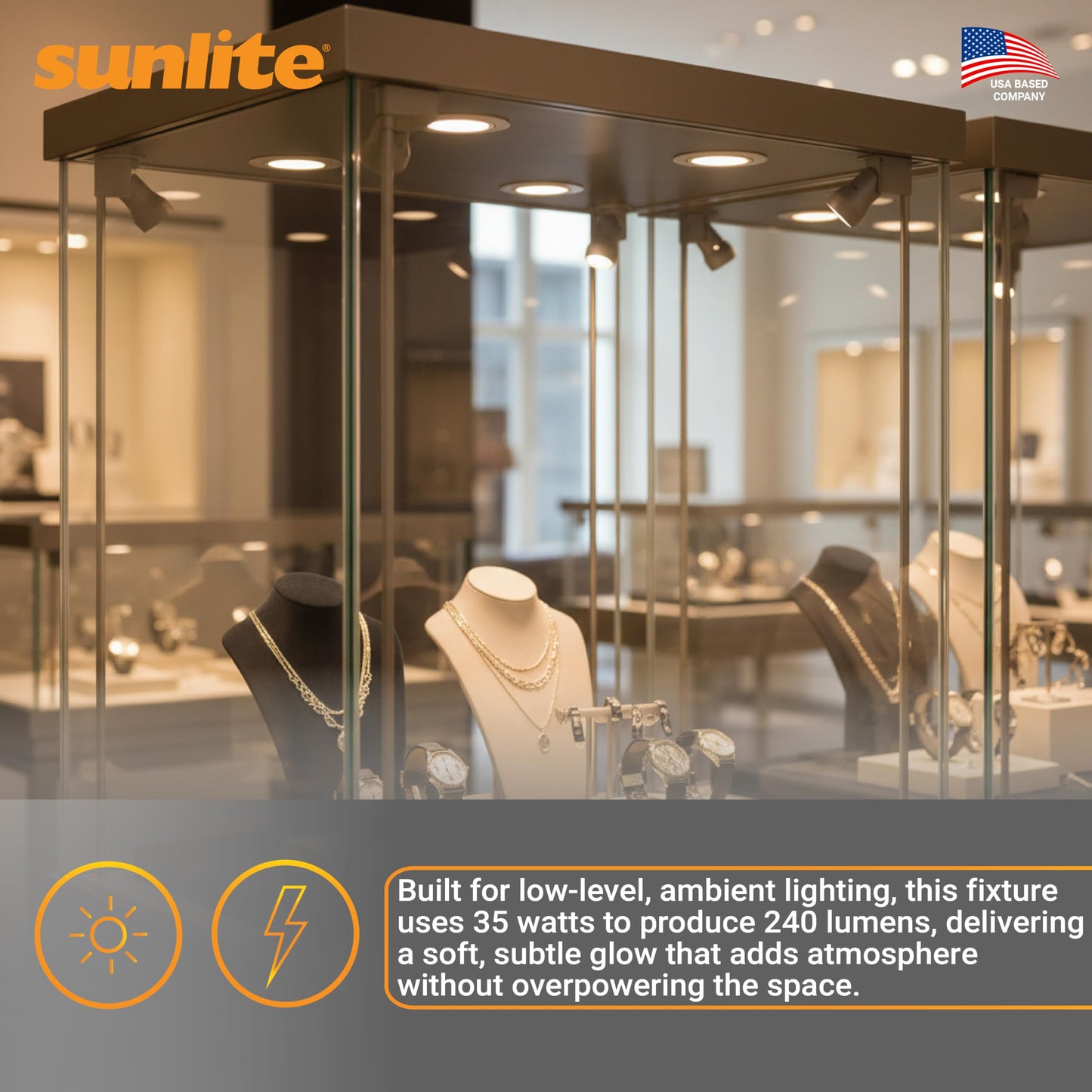 Sunlite 40712 MR16 Halogen Reflector Bulb, 35 Watt, 38° Flood, 120 Volt, 2000 Hour Life Span, Dimmable, GU10 Base, Cover Guard, 3200, ANSI FMW