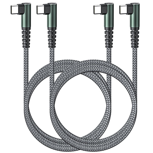 CarPlay Cable USB C to USB C Cable 60W Nylon Braided 2Pack 6FT for iPhone 17/16/15 Pro Max/Plus/17 Air Cord,USB C Cable for iPad Air/Pro/MacBook USBC