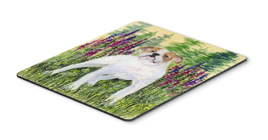 Caroline's Treasures SS8156MP English Bulldog Mouse Pad, Hot Pad or Trivet for Home Office Gaming Working Computers Laptop Mouse Mat,Washable Large