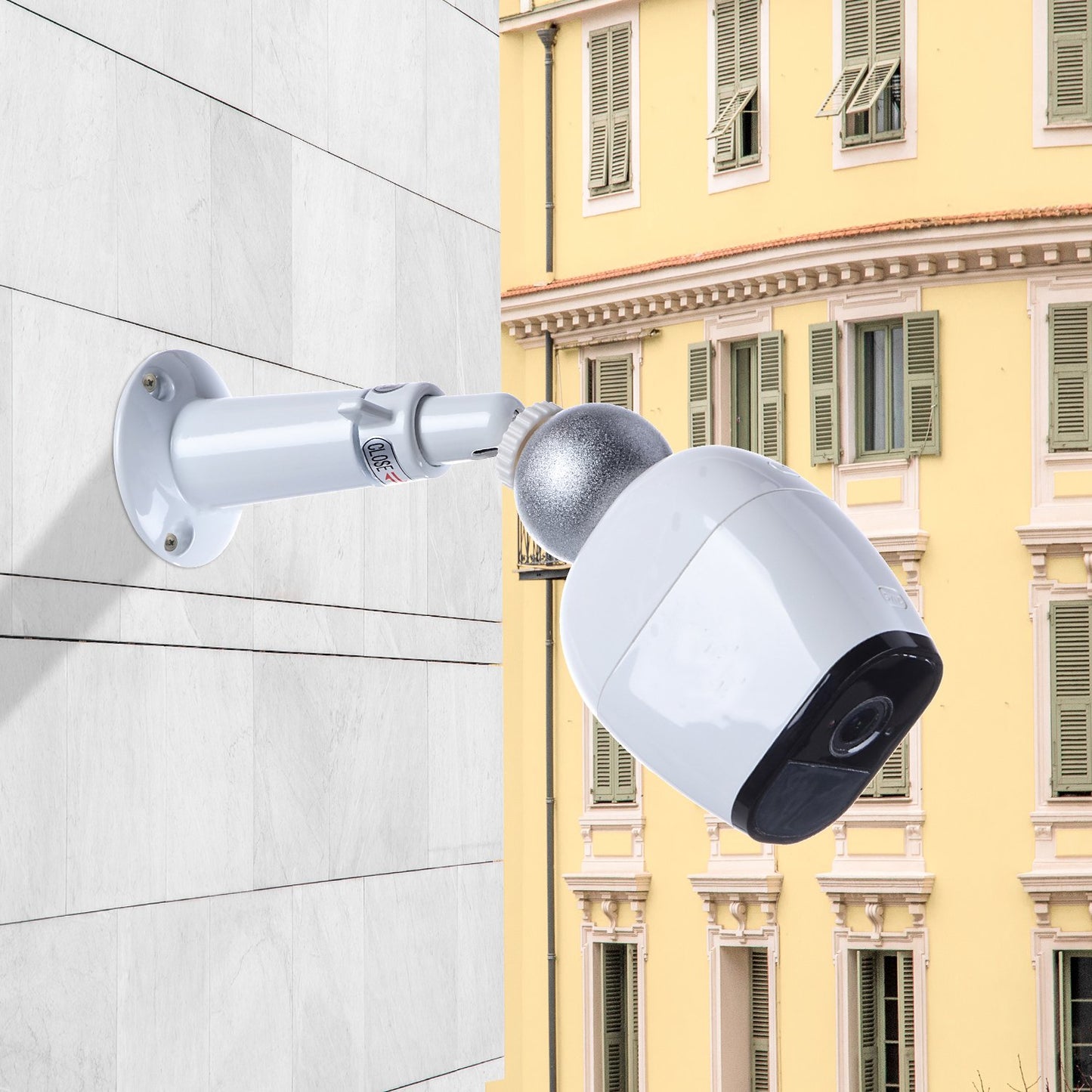 Suptig Mount Mounting Bracket Adjustable Mount Outdoor Indoor for Arlo Pro Arlo Camera Arlo Go Arlo Pro 2 (2 Pack White and Black)