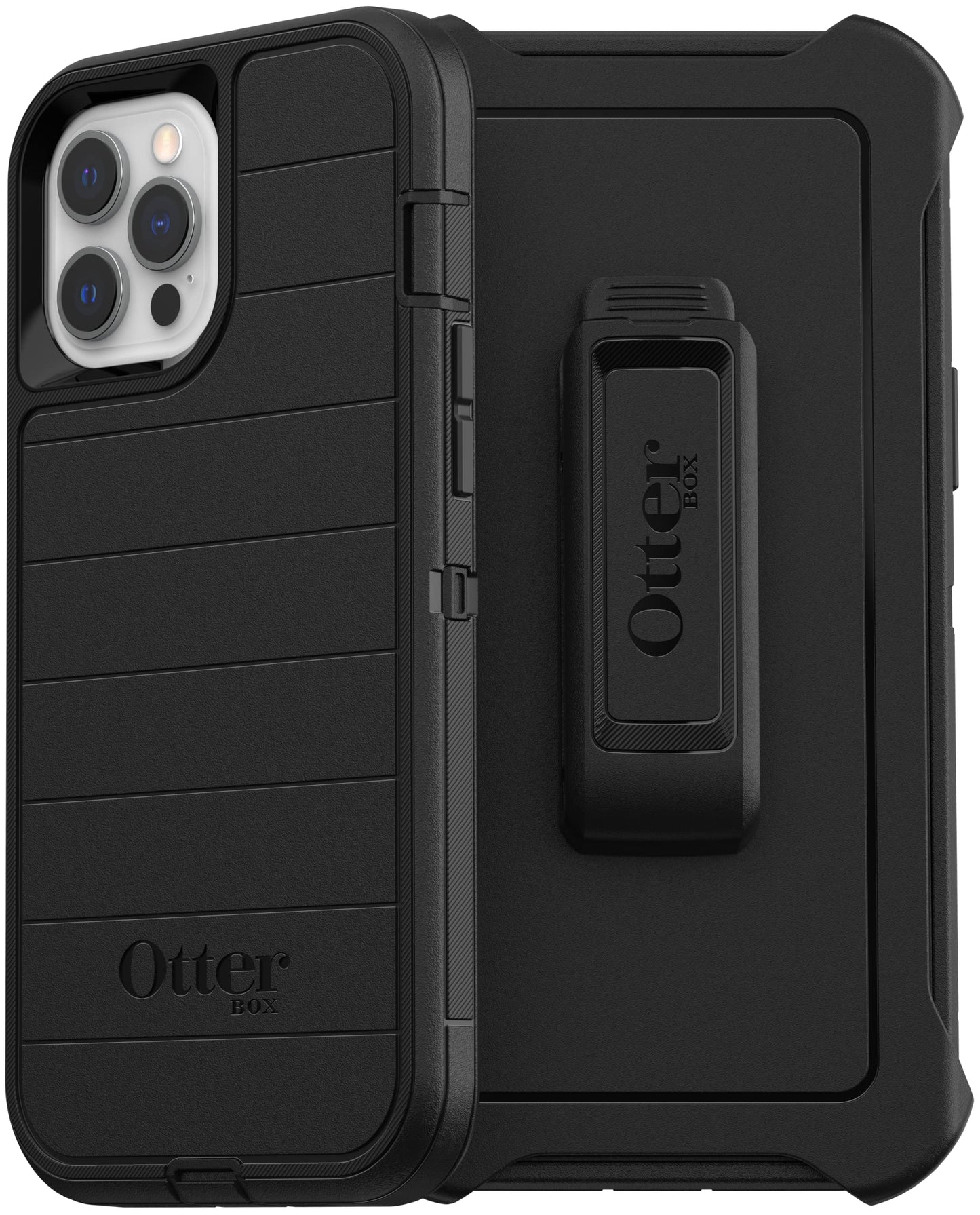 OtterBox Defender Antimicrobial Series Case & Holster for iPhone 12 PRO MAX (ONLY) Retail Packaging (Varsity)