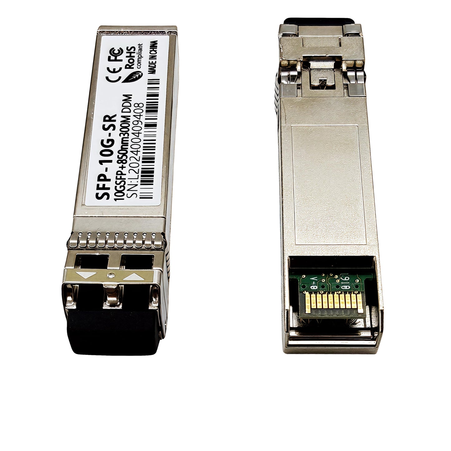 10G SFP+ Transceiver Module, 850nm Multimode, LC Connector, 300M Range,SFP Multi-Mode LC Module, SFP-10GB-SR,Compatible