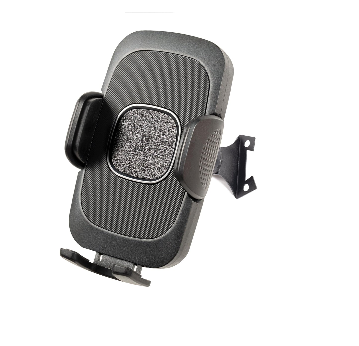 Course Motorsports Direct Fit Phone Mount - Ford Explorer (2020-2024) - Left - Cradle Head - No Charging Manual Closing (Black)