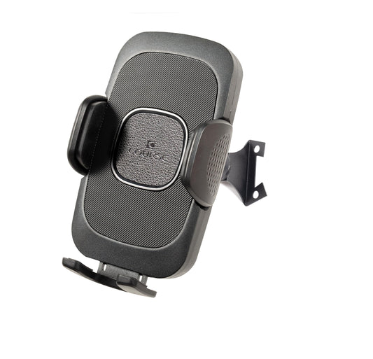 Course Motorsports Direct Fit Phone Mount - Ford Explorer (2020-2024) - Left - Cradle Head - No Charging Manual Closing (Black)
