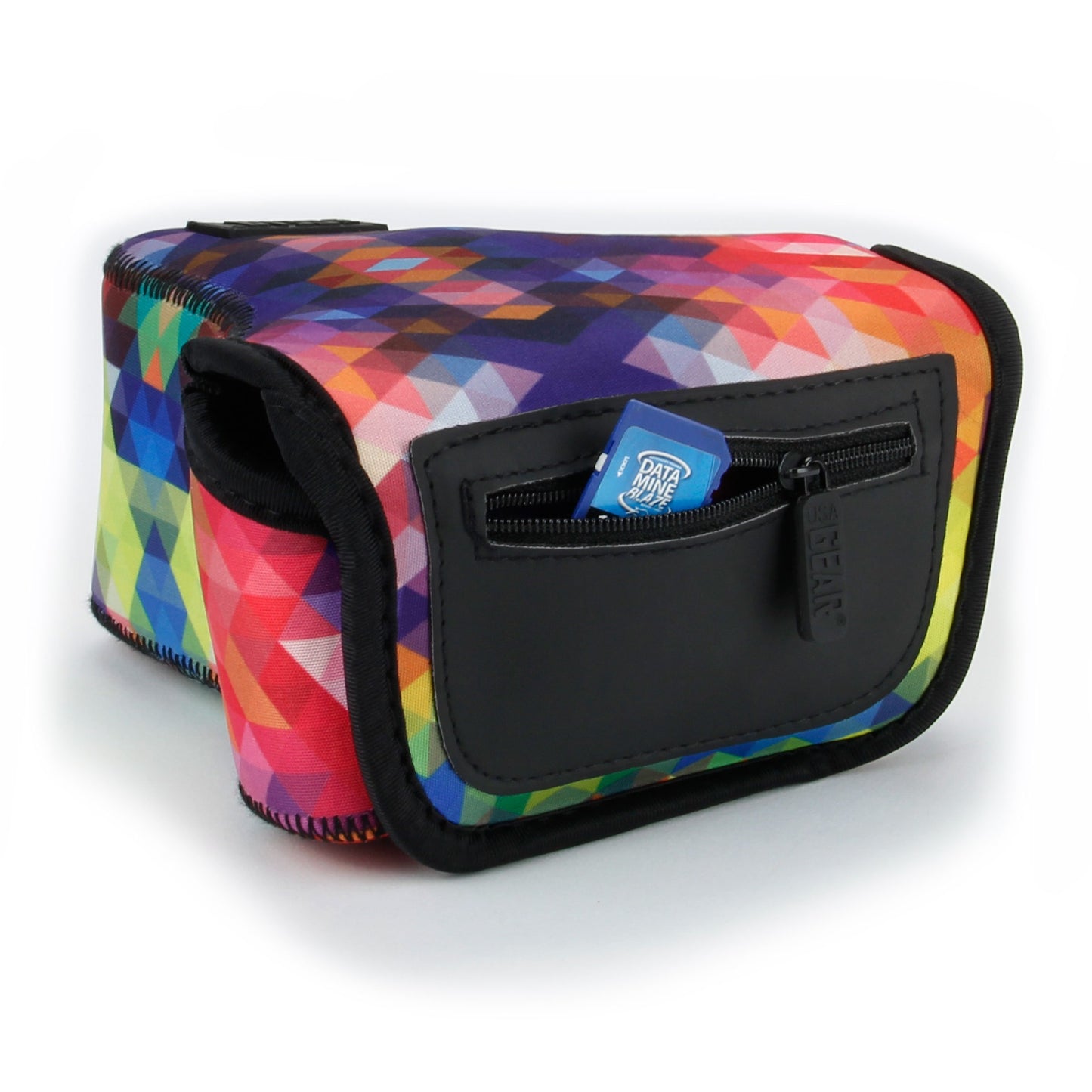 USA Gear Camera Sleeve (Medium) for Compact SLRs Compatible with Canon EOS R100 Nikon Z30 Sony ZV-E10, and more - Padded Neoprene DSLR Case