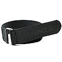 AIRNIX 4pc 22" x 1.5" (19" useable) Hook and Loop Nylon Cinch Straps, Reusable Fastening, Securing, Cable Straps, Metal Buckle, Black