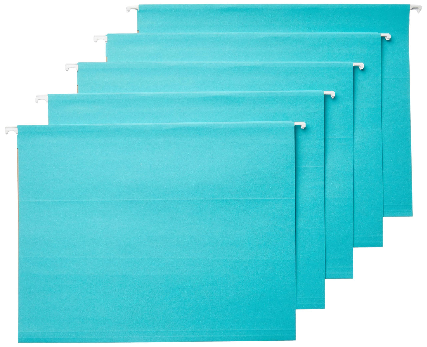 Amazon Basics Hanging File Folders, Letter Size, Bright Green, 25-Pack