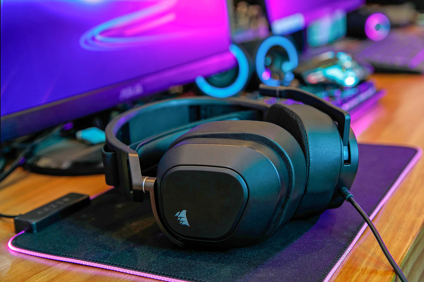 WC Freeze HS80 - Cooling Gel Earpads for Corsair HS80 RGB Wireless, Wired, & HS80 Max by Wicked Cushions - Elevate Comfort, Thickness & Sound