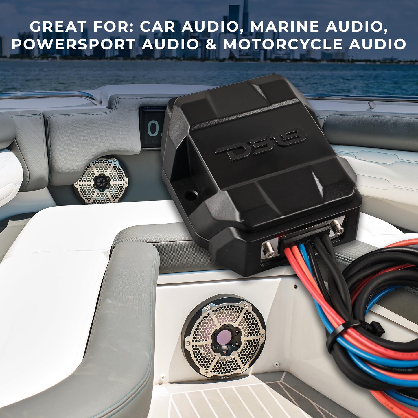 DS18 BTC-Five Universal Wireless Bluetooth 5.3 Audio Receiver, Long Range Up to 130 feet, Water Resistant, iOS and Android Compatible