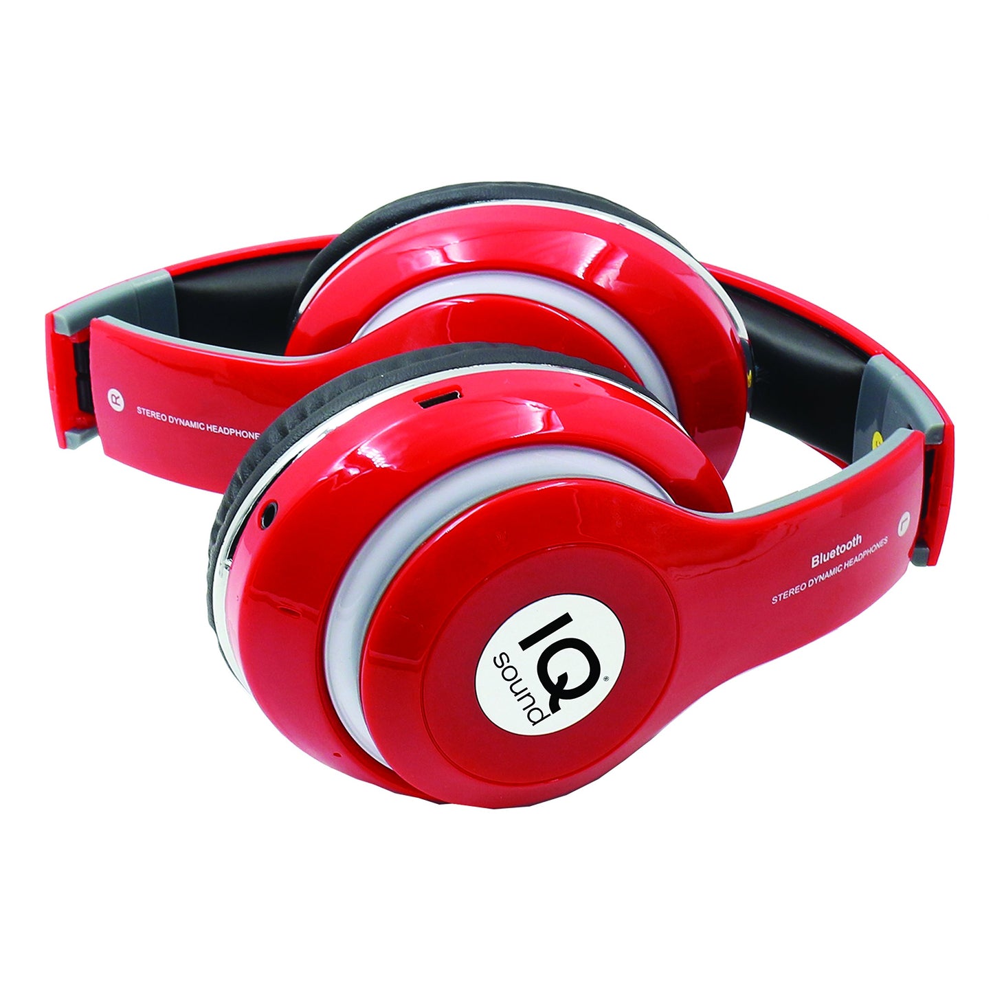 SuperSonic Wireless Headphones and Mic Headphone, Red