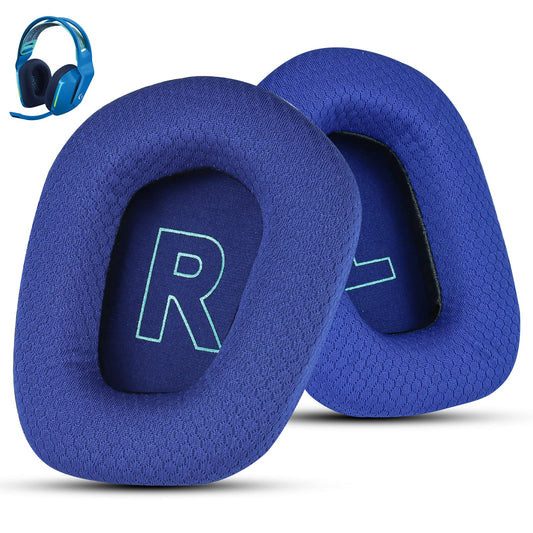 Wzsipod Fabric Replacement Ear Pads for Logitech G733 Gaming Headset, Also Fit Logitech G335 Wireless Headphone, EarPads Accessories with Soft Mesh…