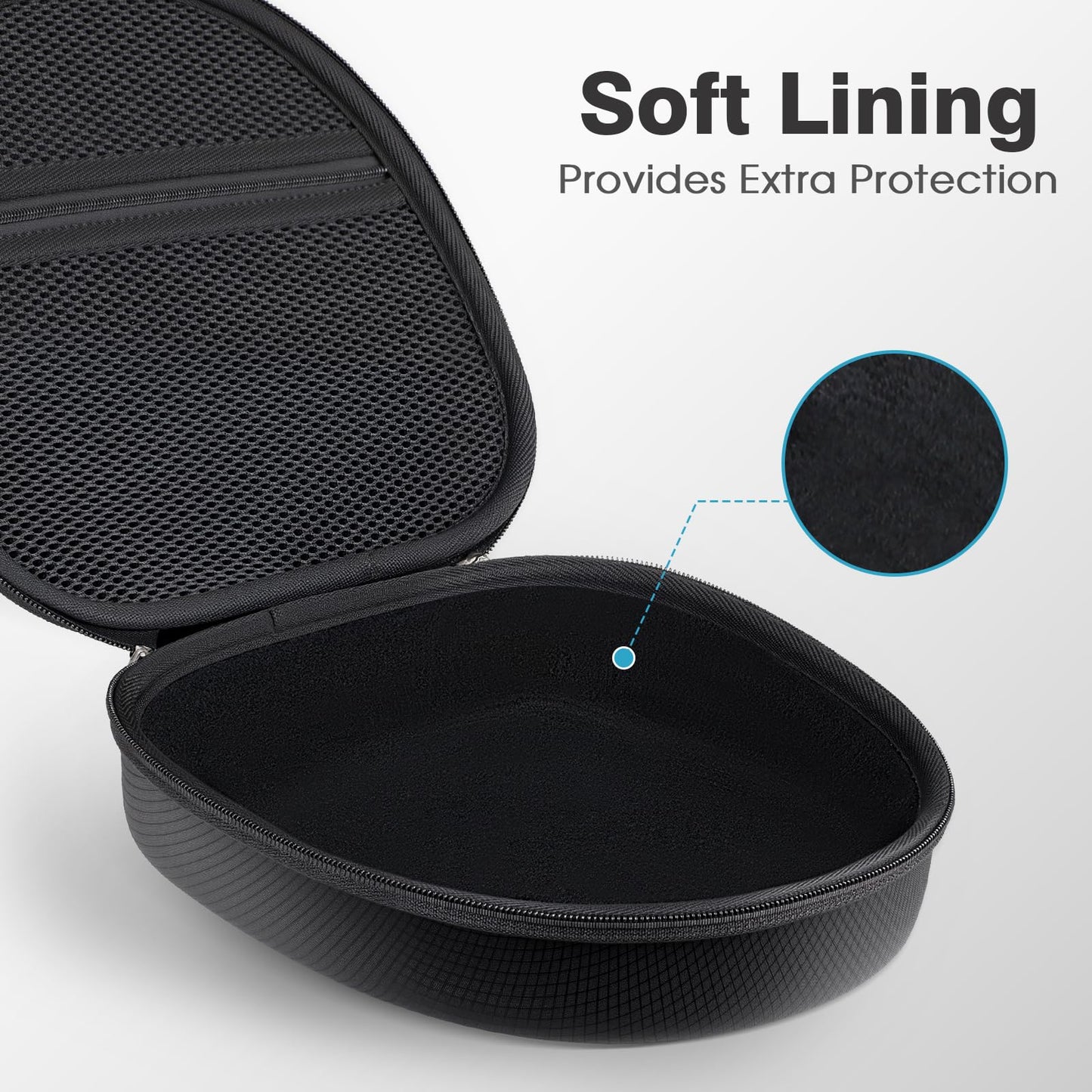 Fintie Hard Case for Sony WH-CH720N/ WH-CH710N/ WH-CH520/ WH-CH510/ WH-1000XM6/ WH-1000XM5/ WH-1000XM4/ WHXB910N Wireless Headphone - Travel