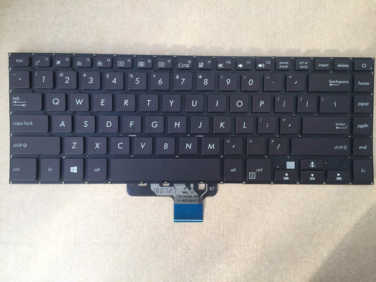senlinxiaowu Original New for ASUS X510U Laptop Keyboard US English Black Backlit