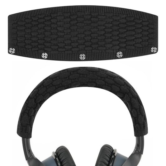 Geekria Knit Fabric Headband Cover Compatible with Bose QC35 II, QC25, QC15, QC2 Headphones, Head Cushion Replacement Repair Part, Easy DIY