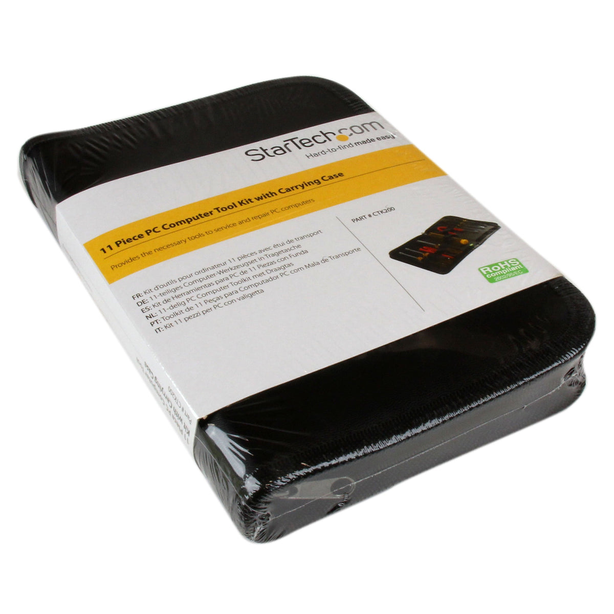 StarTech.com 11 Piece PC Computer Tool Kit with Carrying Case