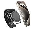 enGMOLPHY MagSafe-Compatible Phone Stand- Adjustable & Replaceable Band for Gym, Stroller, Spin Bike, Magnetic Gym Mount for iPhone12-17