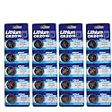 Generic Cr2016 Br2016 2016 3V Lithium Batteries 20 Pcs 4 Cards FBA