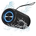 Vital Tech Mega Magnaboom Small Bluetooth Speaker | Portable 5.0 Bluetooth Waterproof Speaker | Wireless, LED Lights, Enhanced Bass, Indoor/Outdoor