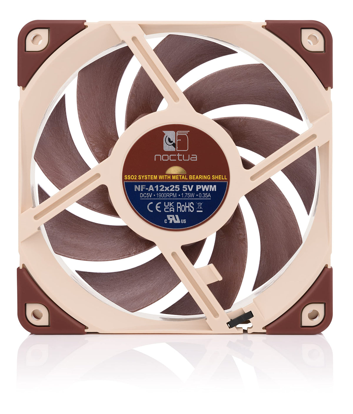 Noctua NF-A12x25 5V PWM, High-Performance Quiet Fan 120mm