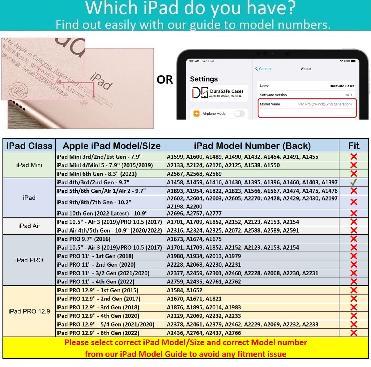 DuraSafe Cases for iPad 2 3 4 Gen [iPad 4th iPad 3rd iPad 2nd Old Model ] 9.7 Inch A1458 A1416 A1395 MD522LL/A MD525LL/A MD516LL/A Smart Function