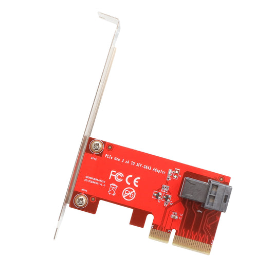 Syba IOCrest SI-PEX40119 2.5" NVME U.2 SFF-8639 to PCI-e 3.0 x4 Adapter Card with U.2 to miniSAS Cable