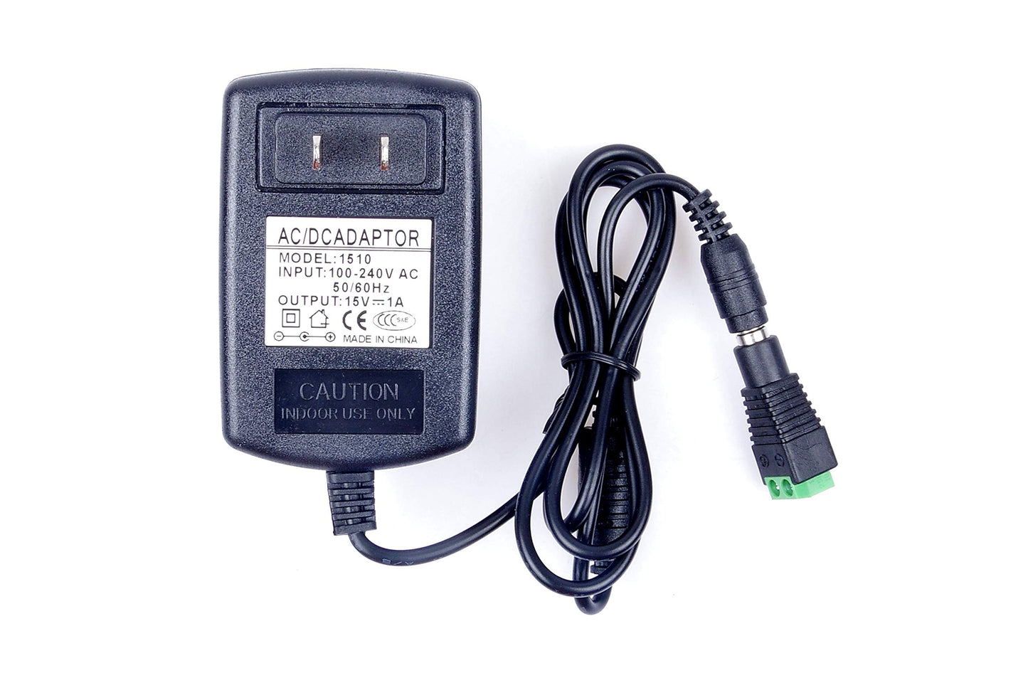 AC 100-240V to DC 15V 1A Switching Power Converter Adapter American Plug