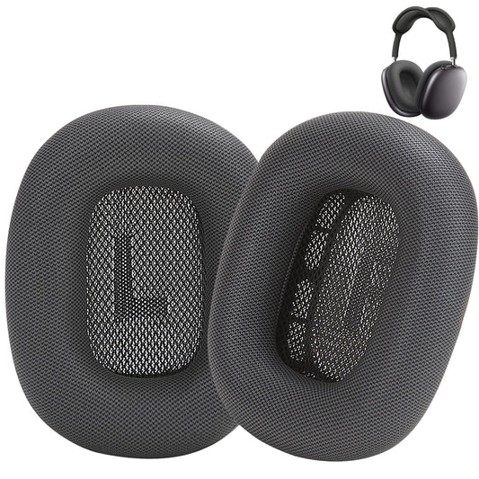 EARROCK Replacement Ear Cushions for AirPods Max 1 Over-Ear Headphones, Protein Leather Covered Earpads with Memory Foam and Magnet (Space Gray)