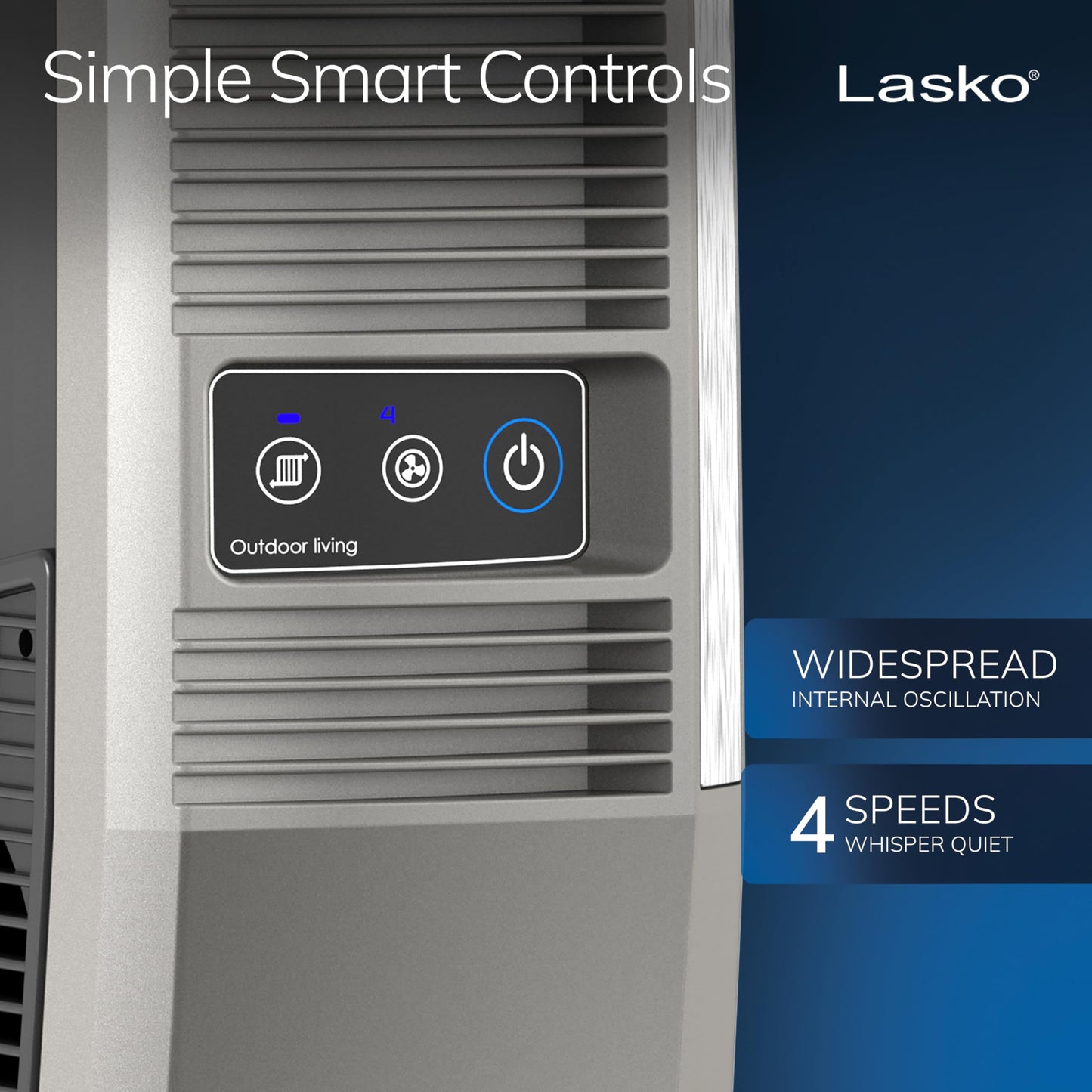 Lasko Outdoor Living Oscillating Tower Fan - 42" - YF202 - Beige