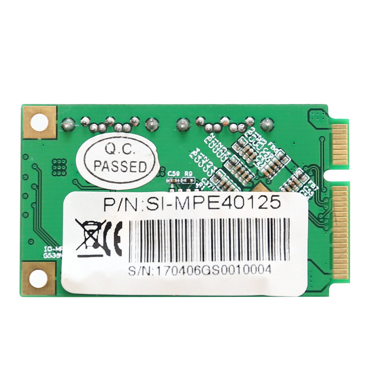 IO Crest 4 Port SATA III Mini Pci-E Controller Card Components Other SI-MPE40125