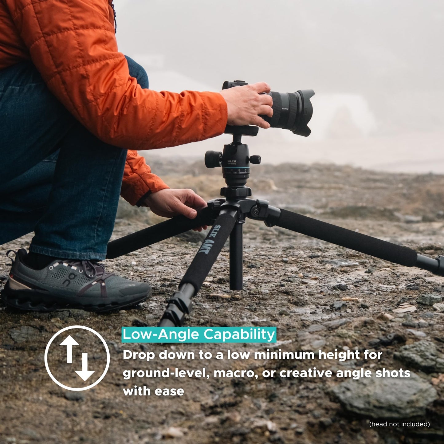 SLIK Pro 700 DX Tripod Legs - Black