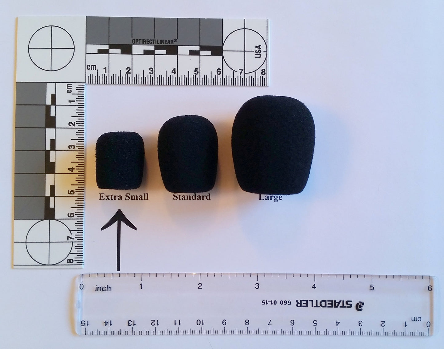Compete Audio Small Microphone Windscreens (Microphone Covers) 6-Pack Headset/Lapel (Lavalier) Fitness Instructor/Gamer Pack Black