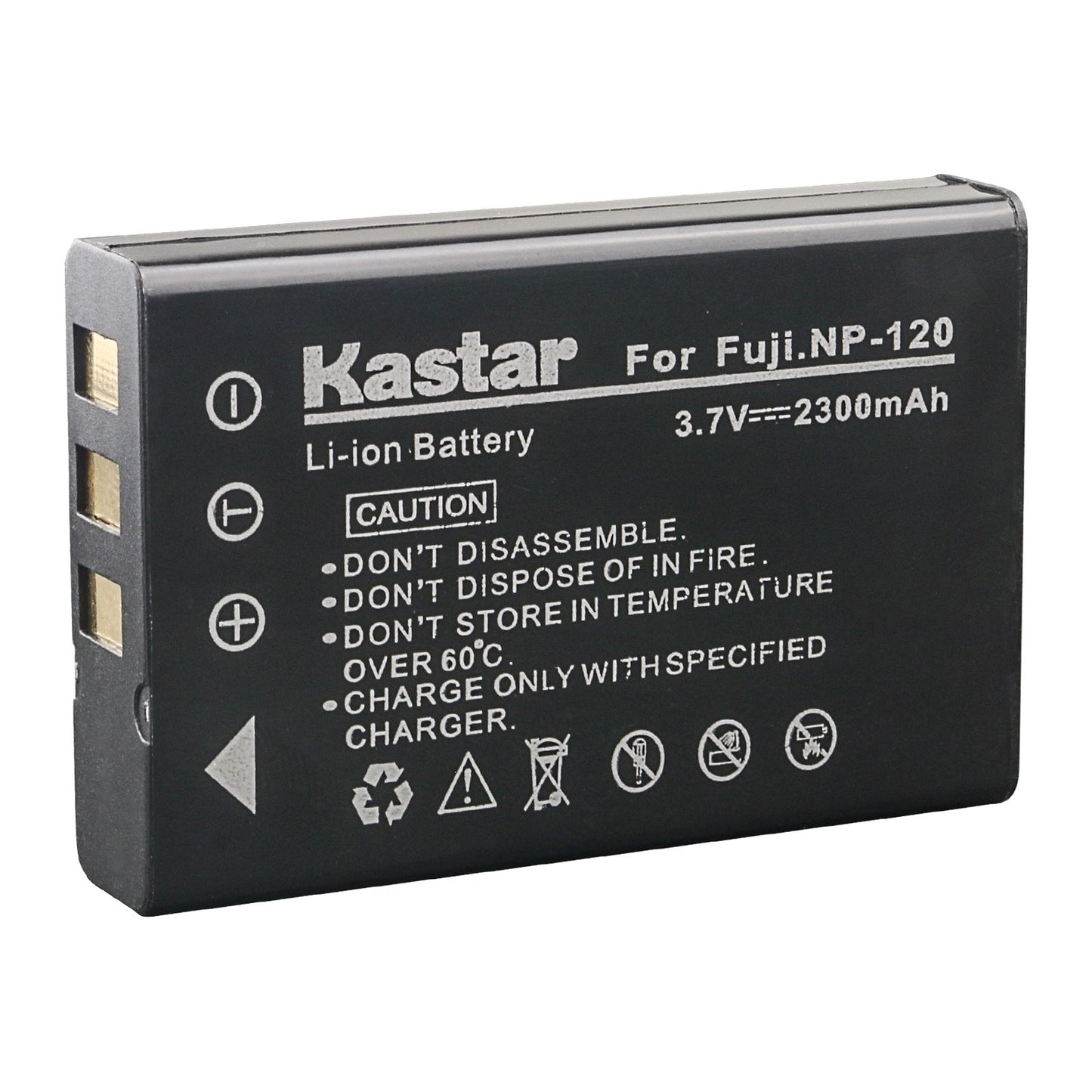 Kastar 1x Battery + Charger for Fujifilm NP-120 FinePix 603, F10, F11, KYOCERA Contax Tvs Digital, RICOH Caplio 300G, Caplio 400G Wide, Caplio Pro G3