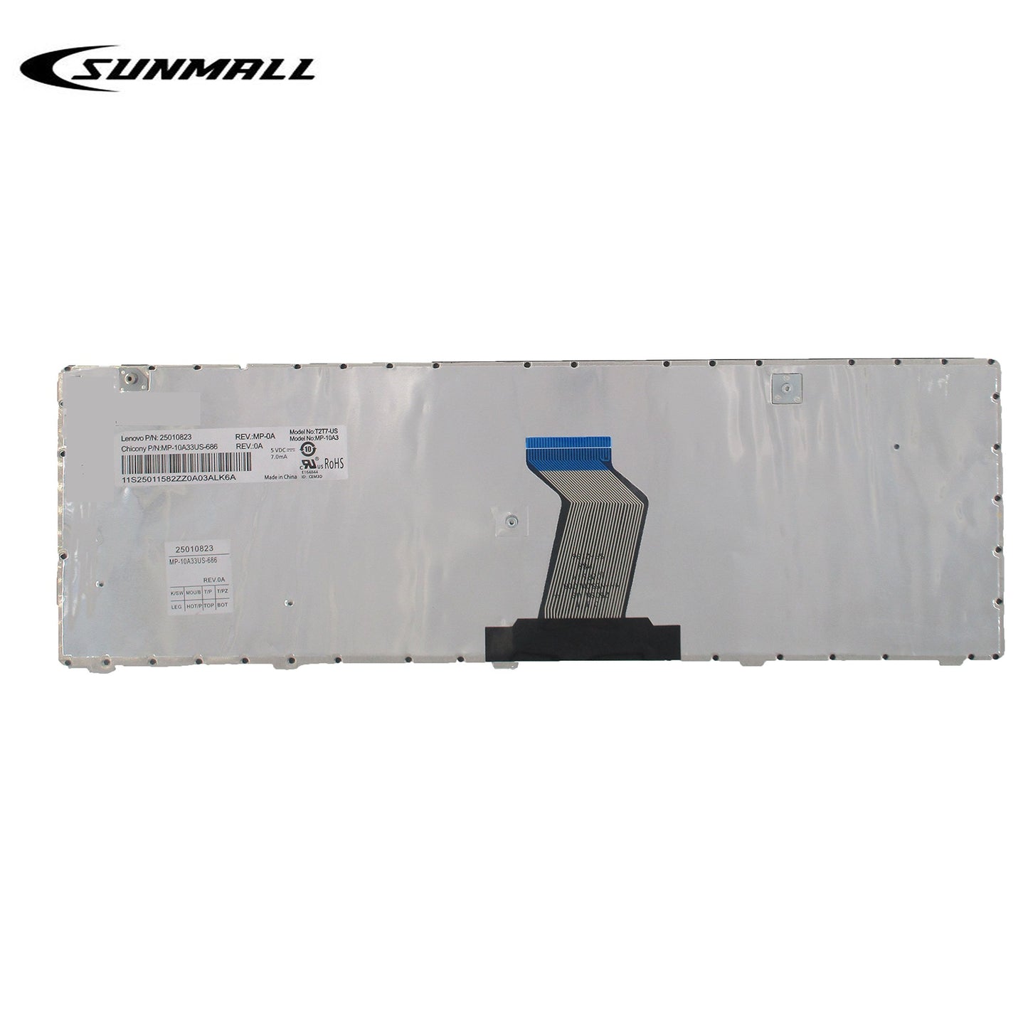 SUNMALL New Keyboard Replacement with Frame Compatible with IBM LenovoIdeapad B570 Z565 Z560 570 Z575 Z560A Z560G G570 G575 G780 G770 V570A V570G
