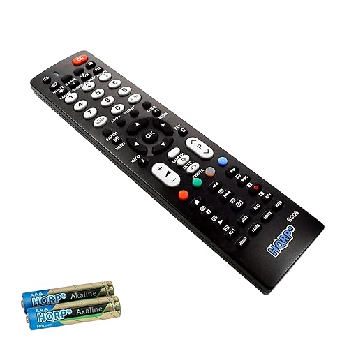 HQRP Remote Control Compatible with Hitachi LE39H316 LE40A509 LE40H405 LE42S605 LE42S606 LCD LED HD TV Smart 1080p 3D Ultra 4K Plasma
