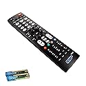 HQRP Remote Control Compatible with Hitachi LE39H316 LE40A509 LE40H405 LE42S605 LE42S606 LCD LED HD TV Smart 1080p 3D Ultra 4K Plasma