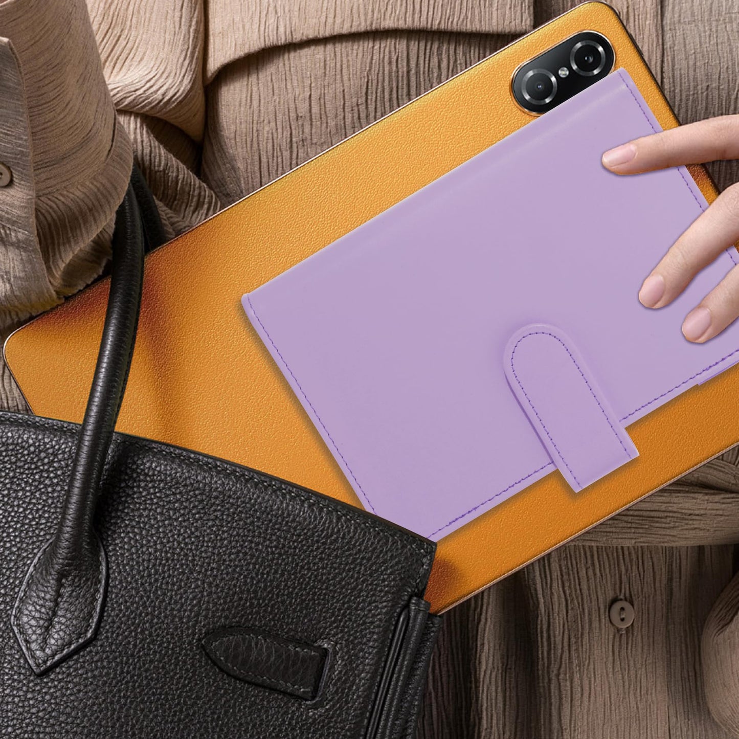 NICOOTH Budget Binder A6 Money Saving Binder with Zipper Cash Envelopes