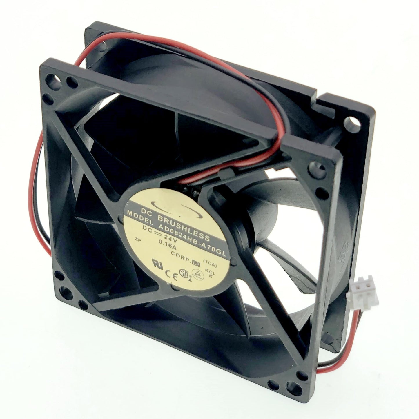 LEYEYDOJX for ADDA AD0824HB-A70GL DC24V 0.16A Size:80X80X25mm, 2-Wire Cooling Fan.