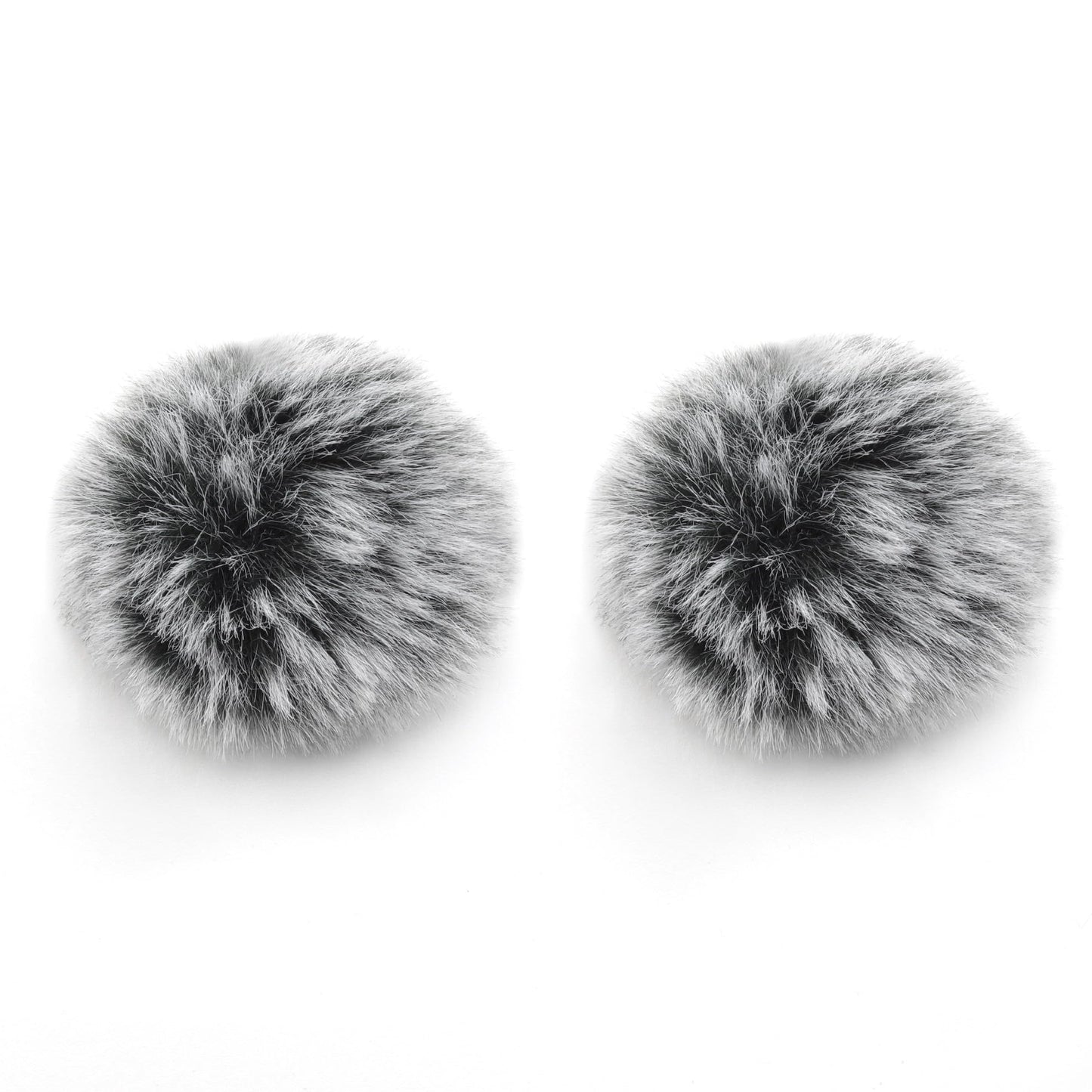 JCMOYUTY Windscreen for Hollyland Lark A1 Wireless Mini Microphone Deadcat Furry Cover, 2 Pack Grey Pop Filter Accessory