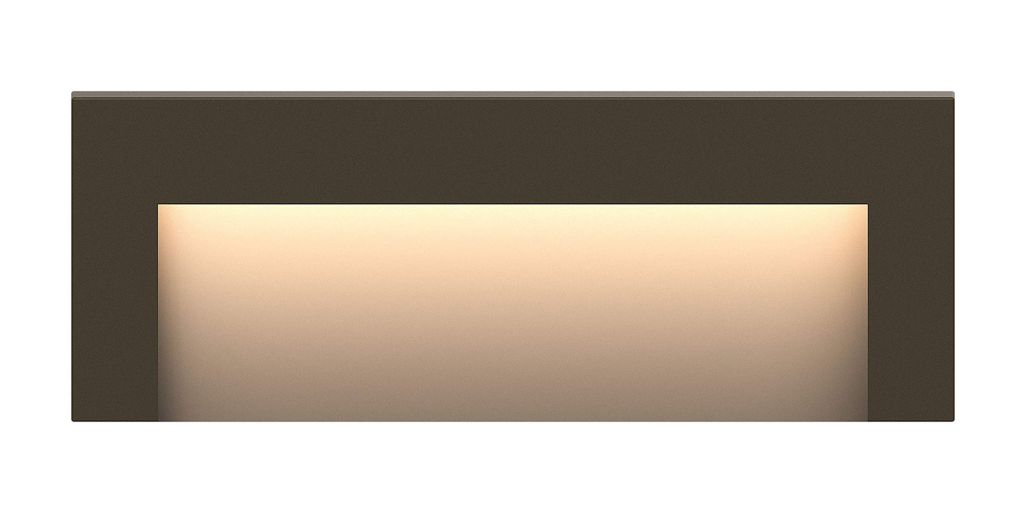 Hinkley Landscape Lighting Taper Wide Horizontal 12v Deck Sconce - Aluminum, Low Voltage, Mounts Flush to Surface, Integrated LED, Wet Rated, Modern