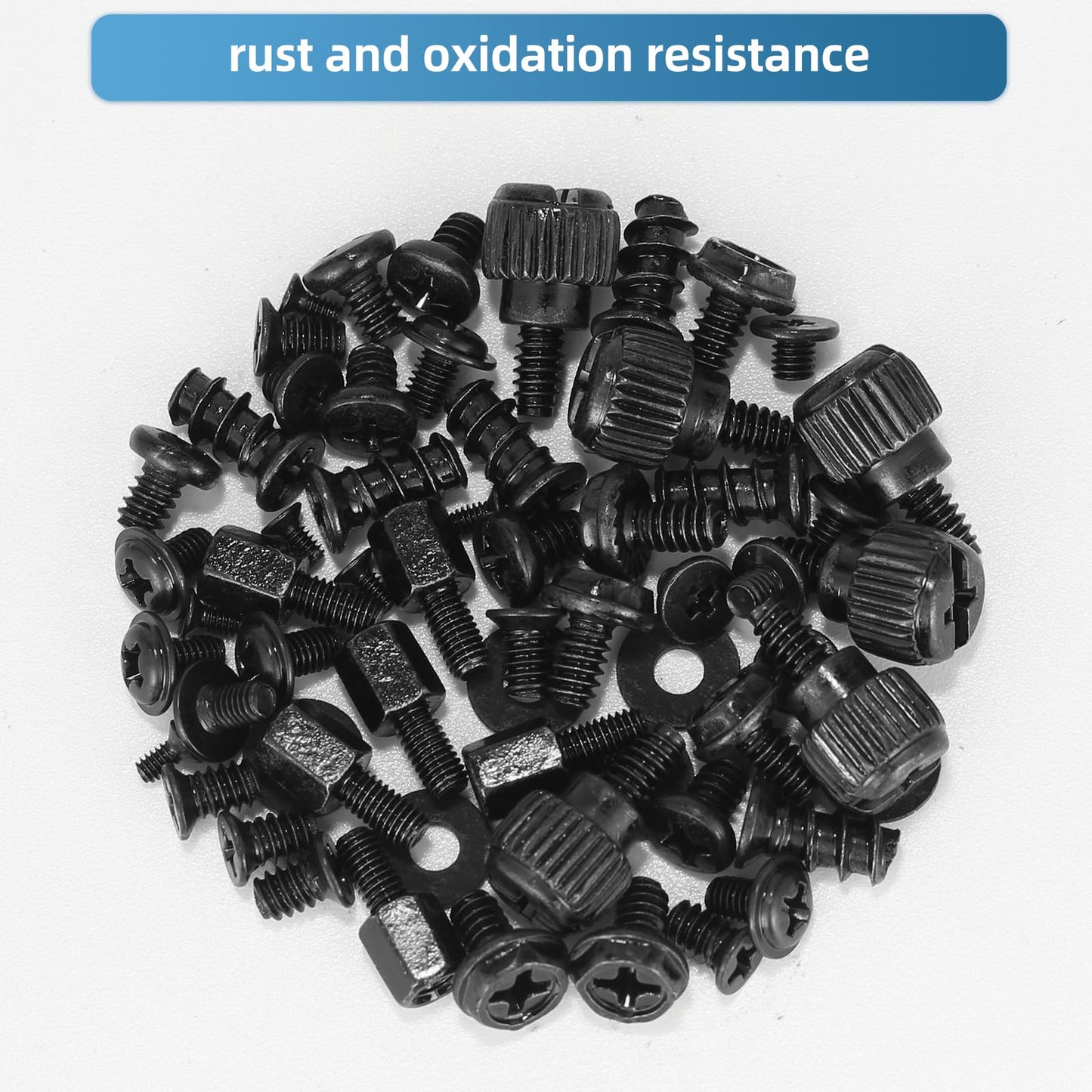 400PCS Computer Screws Assortment Kit with Screwdriver Motherboard Standoffs Screws for Universal Motherboard, HDD, SSD, Hard Drive,Fan, Power Supply