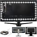 Power Practical LED Lights for TV Backlight - Luminoodle, USB Powered TV LED Light Strip w/ Bias Ambient Lighting for Home Theater - True White - Size