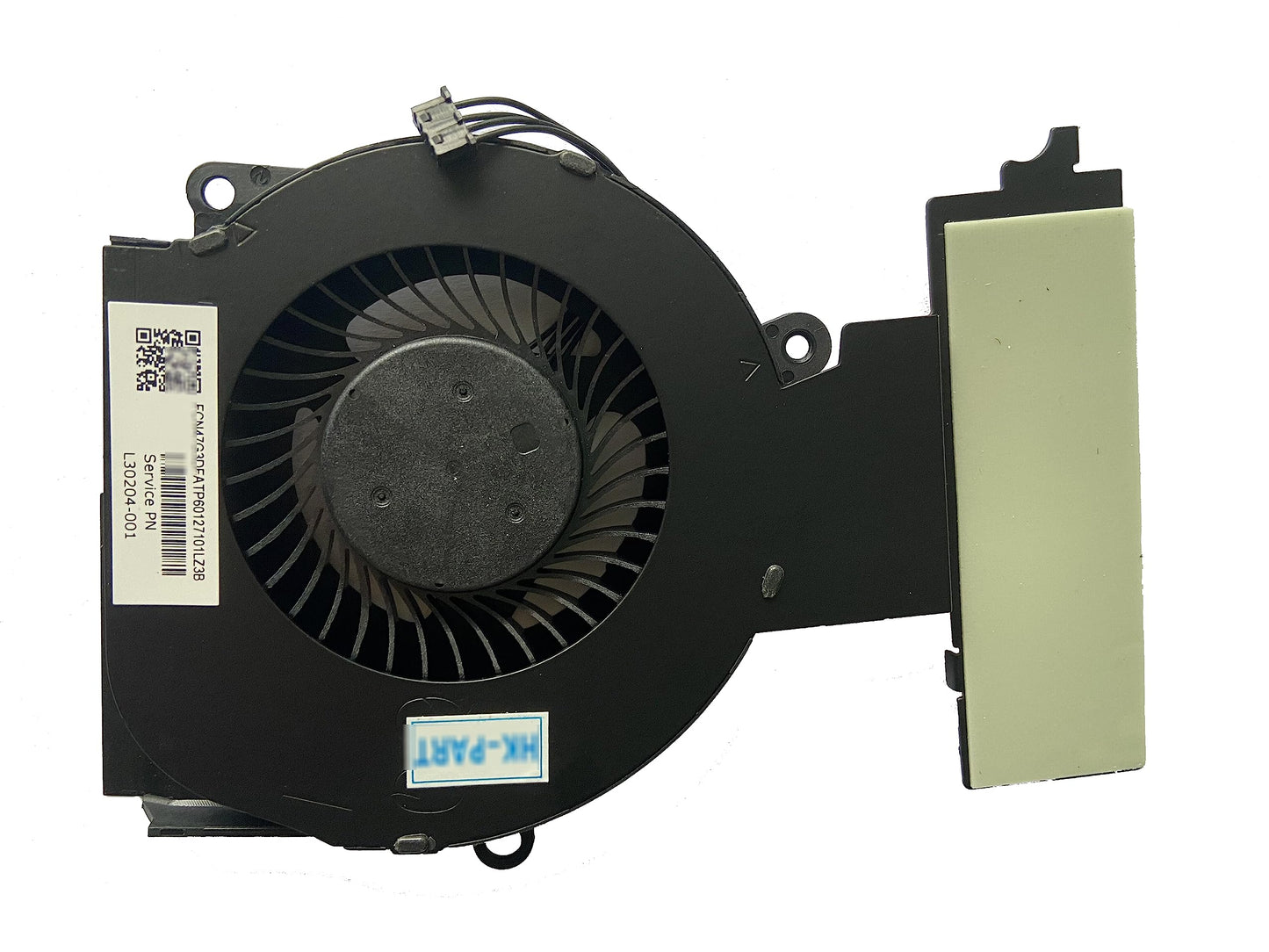 HK-PART L30203-001 L30204-001 Dual Cooling Fan Set for HP Omen 15-DC Laptop - CPU Fan and GPU Fan Replacement