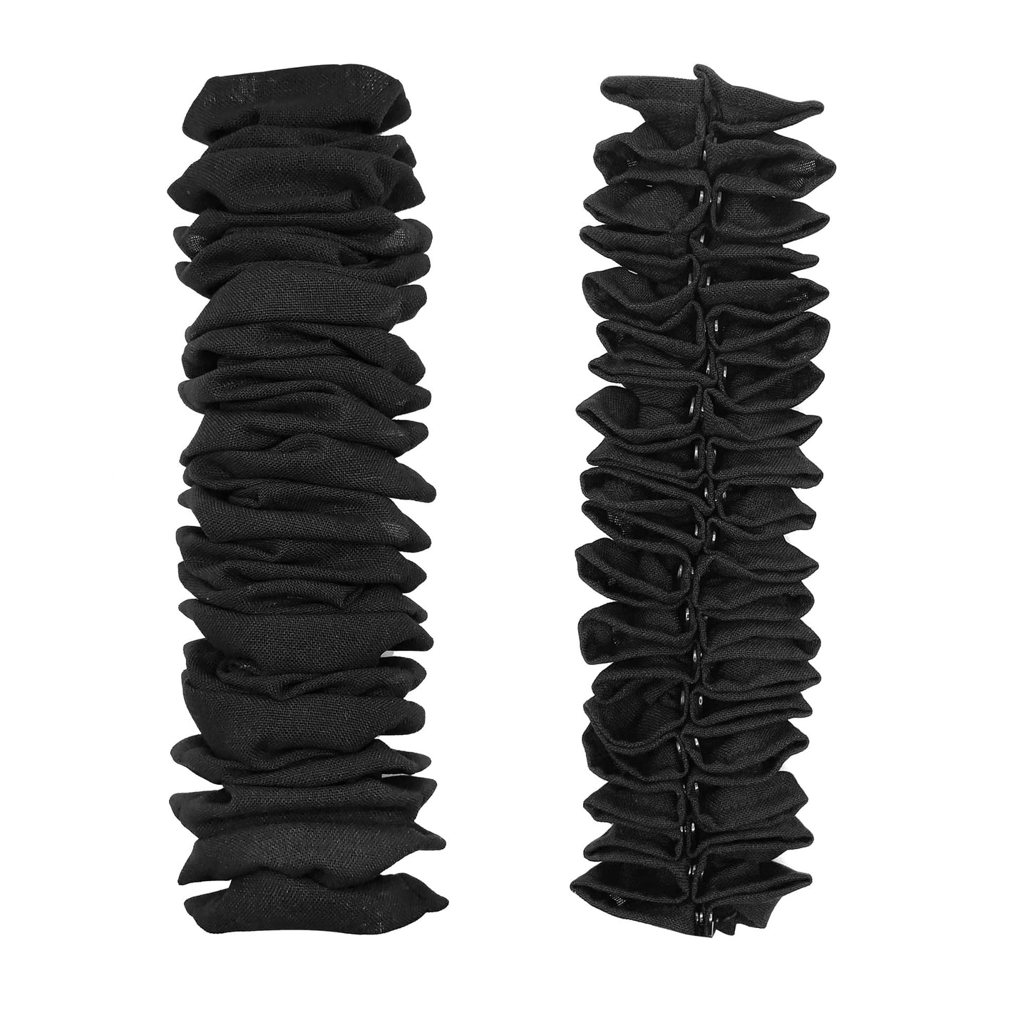 ECUDIS 2 Packs Chandelier Chain Cover Cord Cover 6 Feet, Great for Lamps, Light Fixtures, and Desks, Cable Management, Black